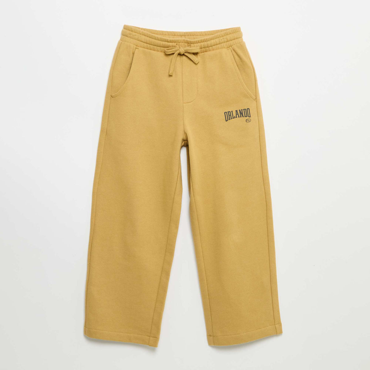 Ensemble jogging sweat zippé à capuche + jogging - 2 pièces JAUNE