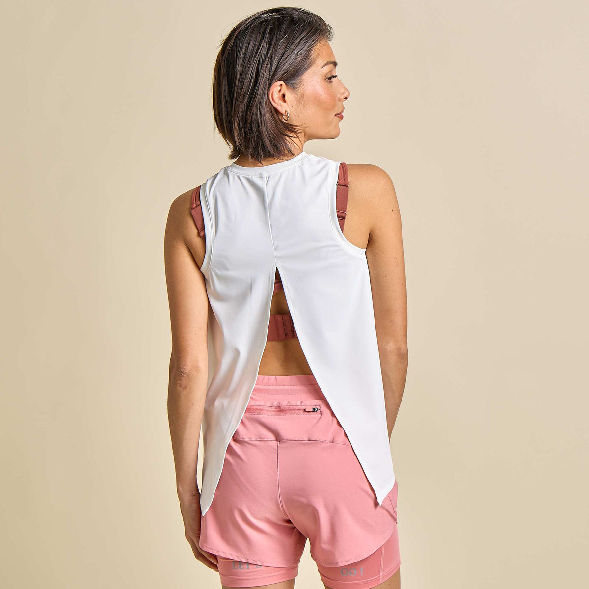 Débardeur fluide à emmanchures larges BLANC