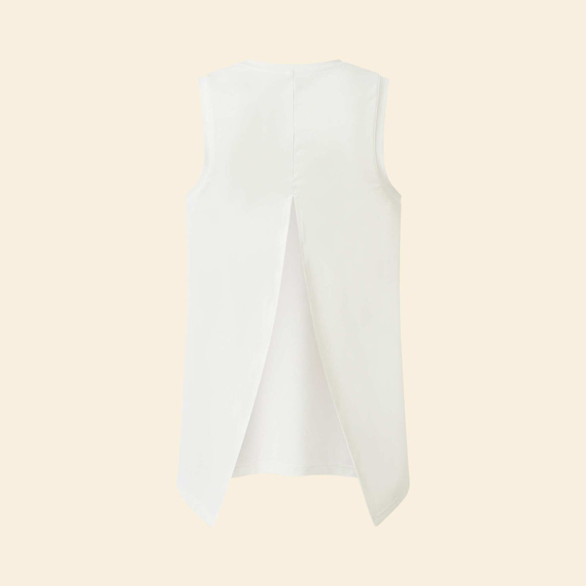 Débardeur fluide à emmanchures larges BLANC