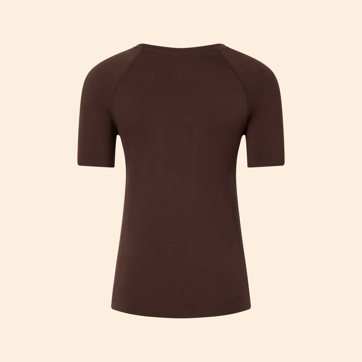 Tee-shirt de sport effet seconde peau MARRON