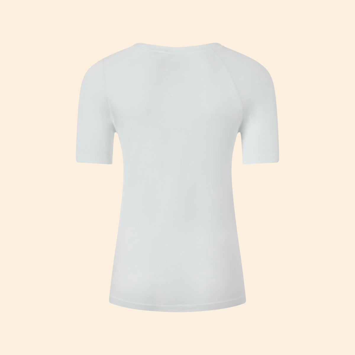 Tee-shirt de sport effet seconde peau BLANC