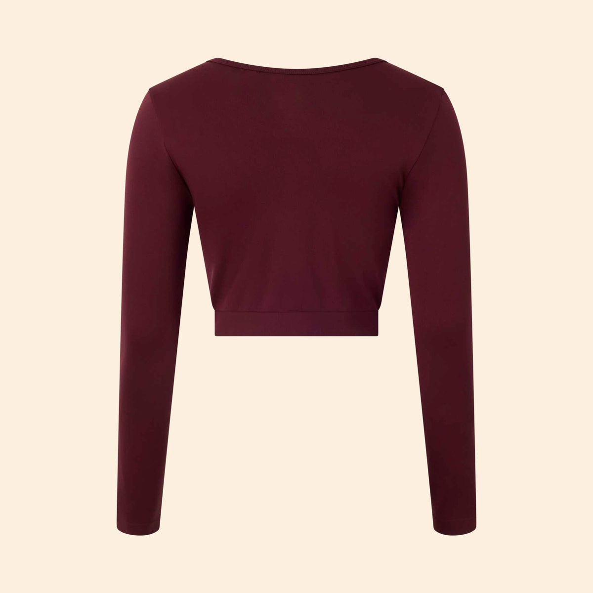 Tee-shirt de sport manches longues ROUGE