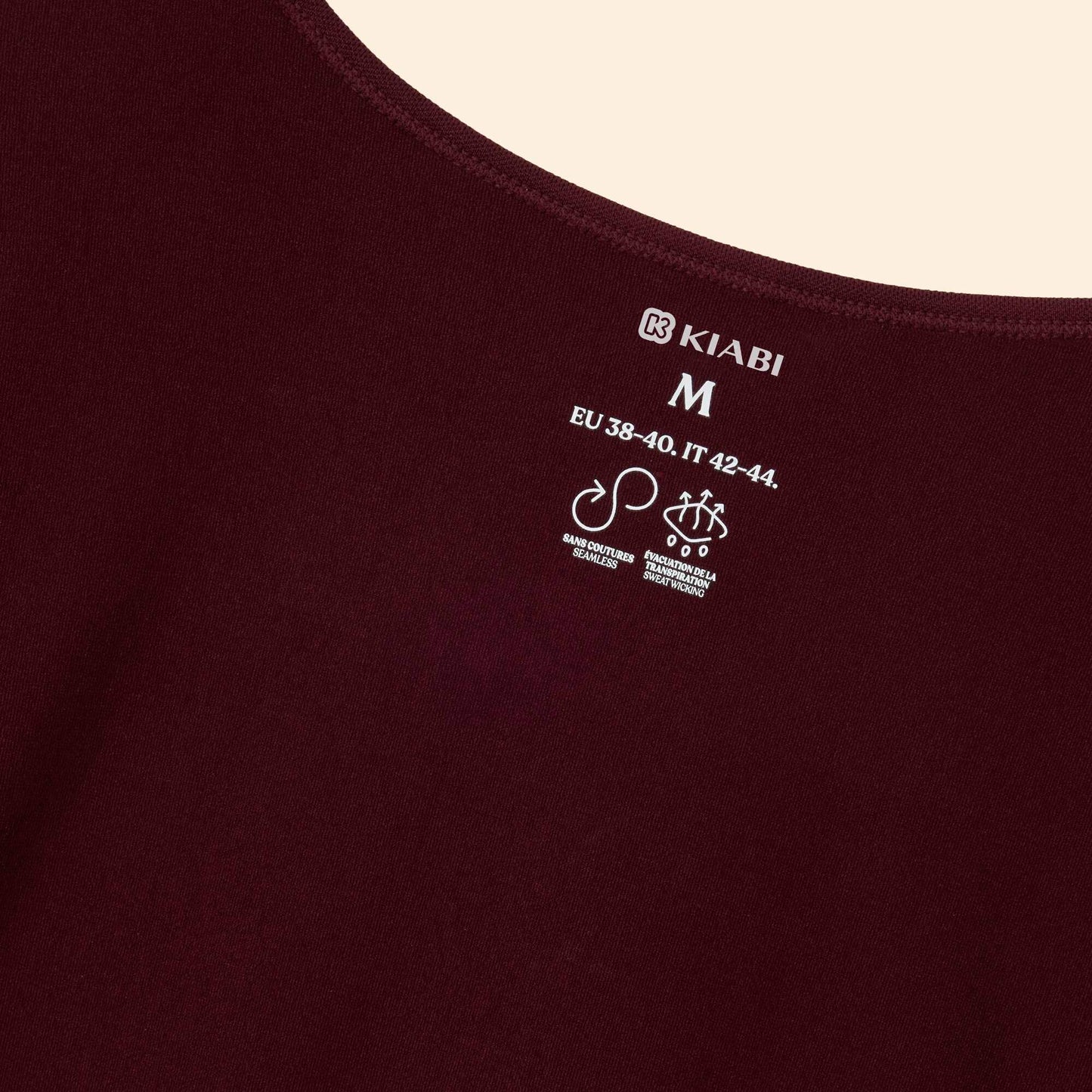 Tee-shirt de sport manches longues ROUGE