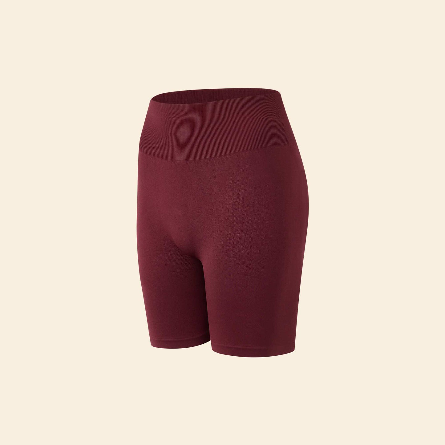 Short de sport sculptant ROUGE