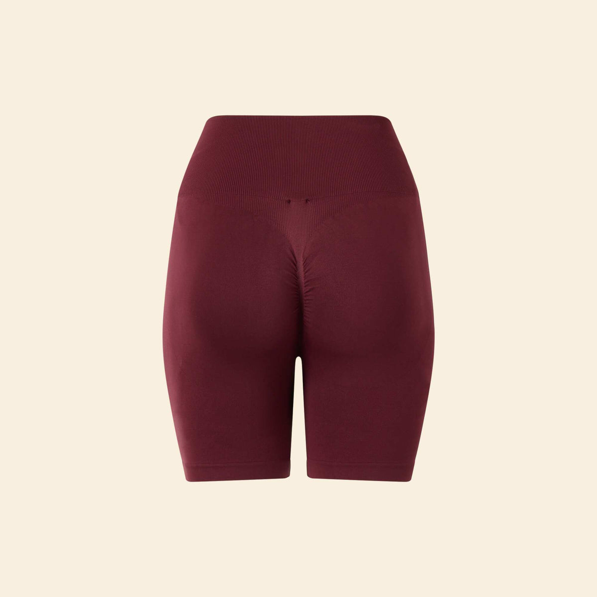 Short de sport sculptant ROUGE