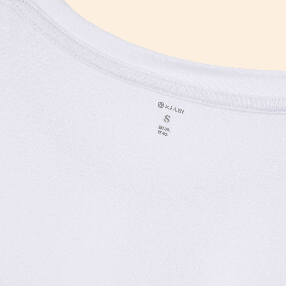 Tee-shirt de sport froncé BLANC