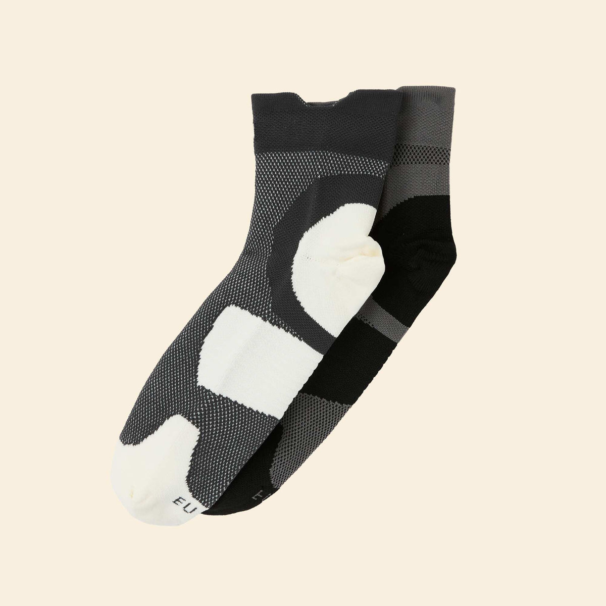 Lot 2 paires de chaussettes compressives NOIR