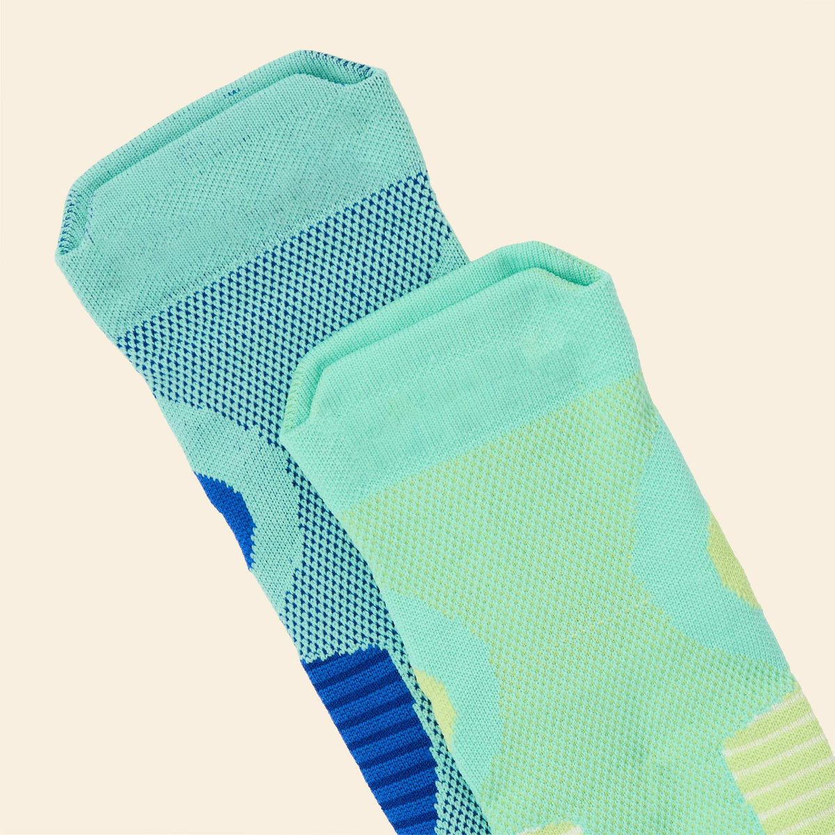 Lot 2 paires de chaussettes compressives JAUNE