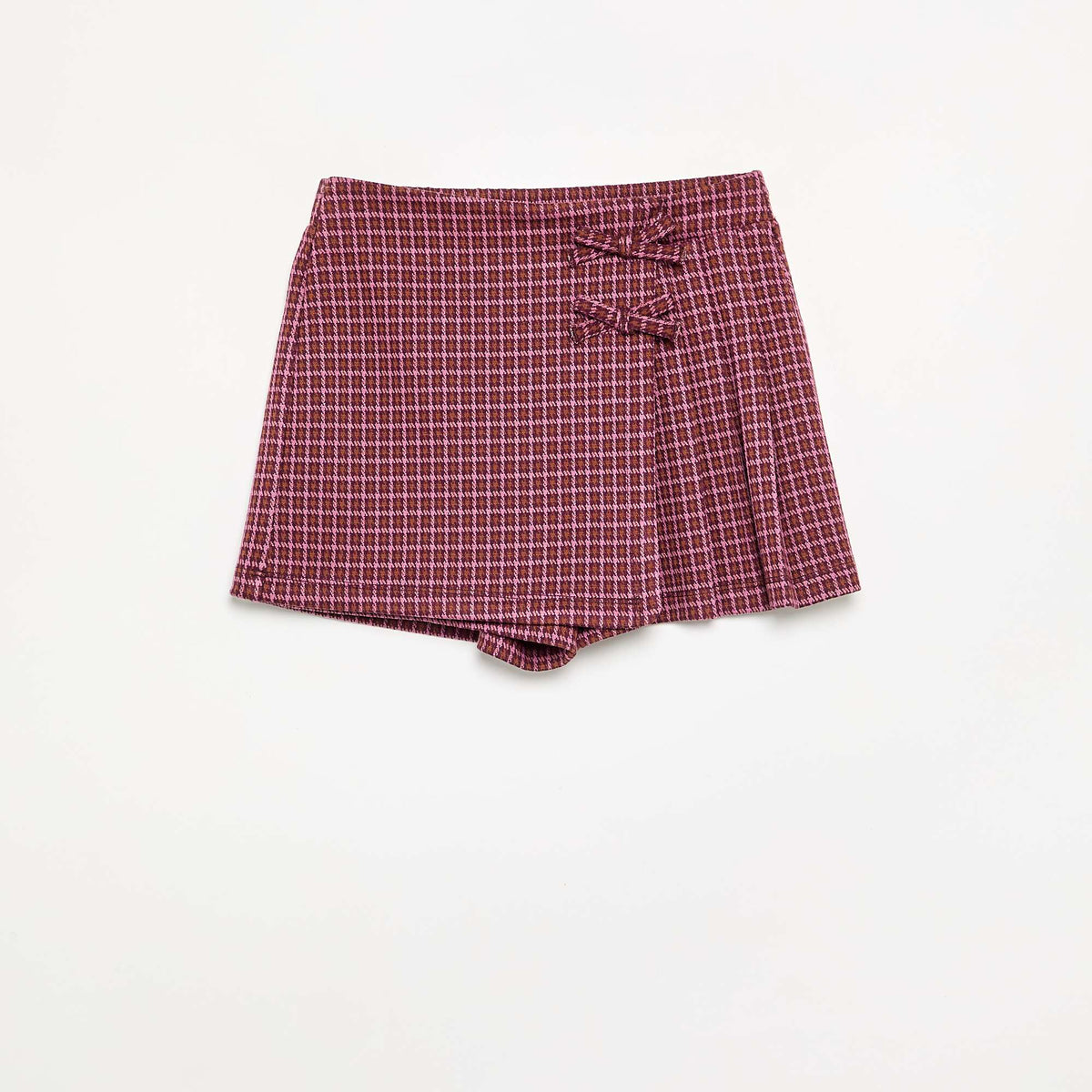 Jupe short à motif ROSE