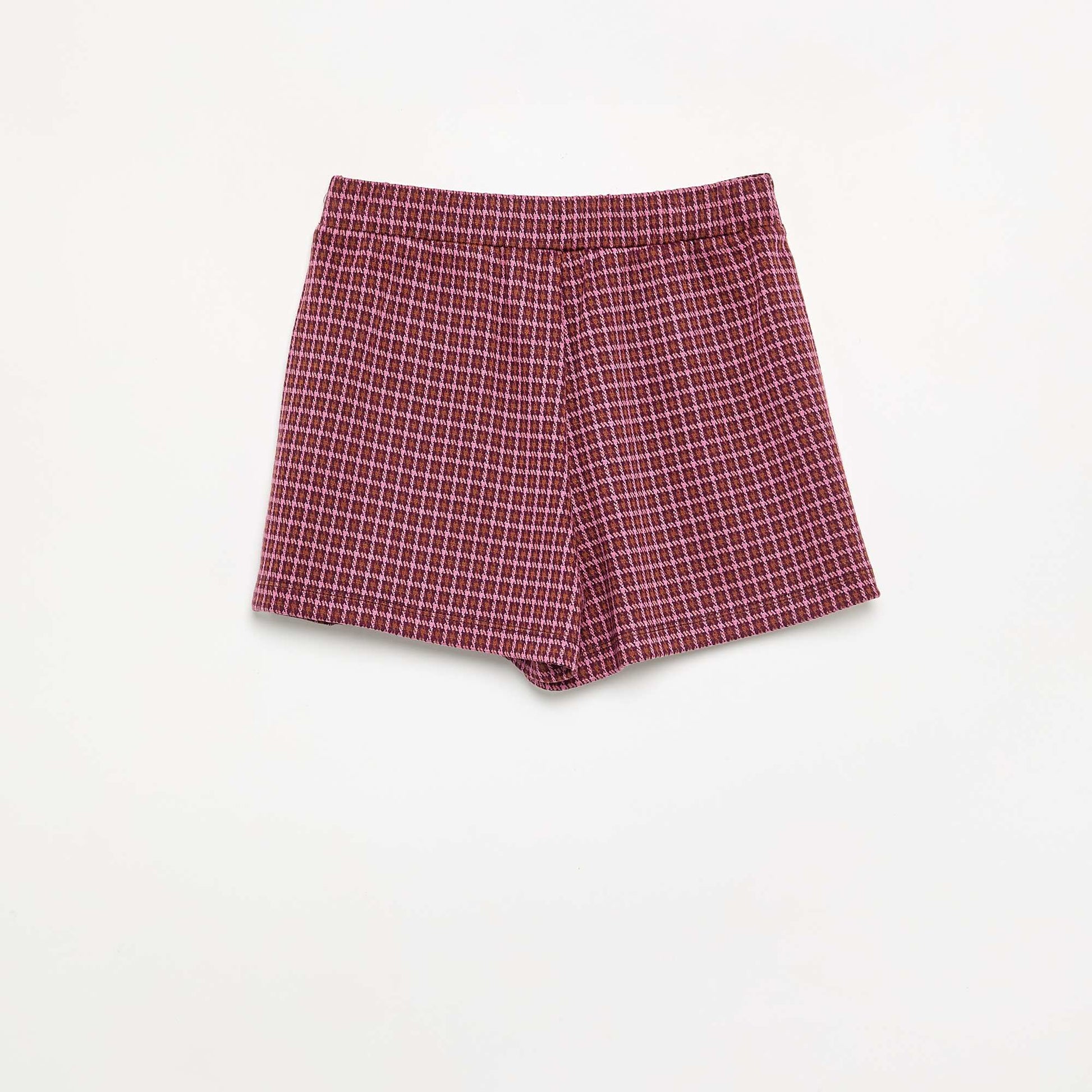 Jupe short à motif ROSE