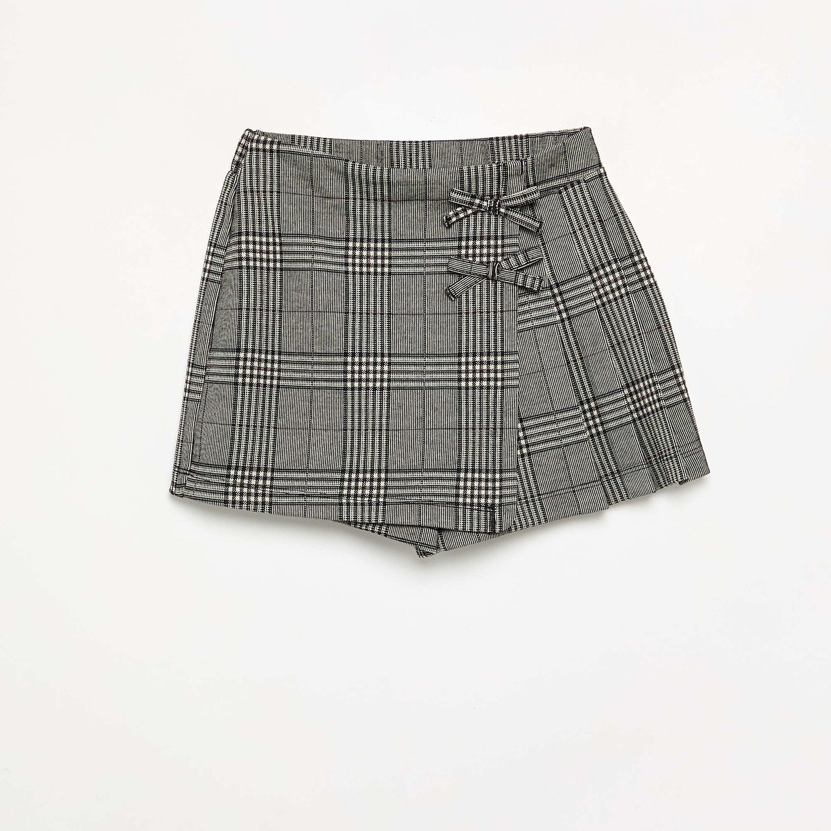 Jupe short à motif GRIS