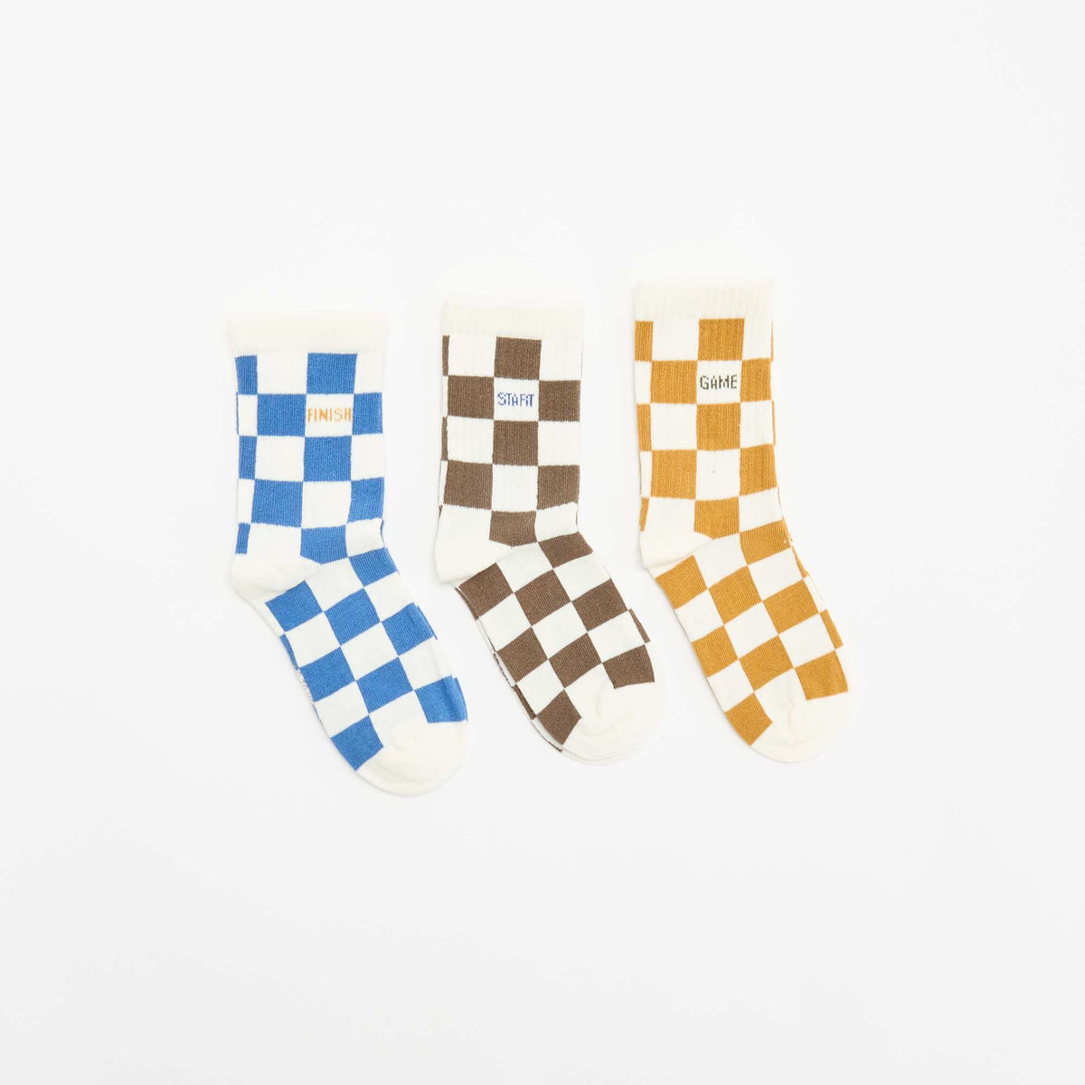 Lot de 3 chaussettes montantes fantaisie VERT