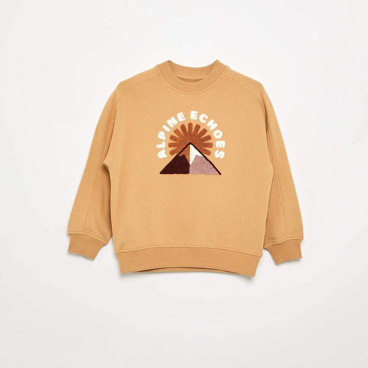 Sweat oversize imprimé BEIGE