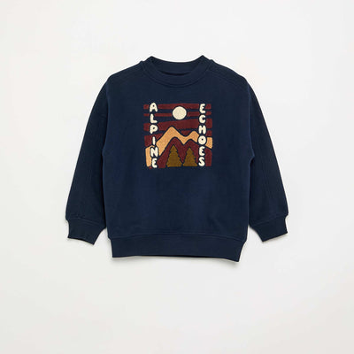 Sweat oversize imprimé BLEU