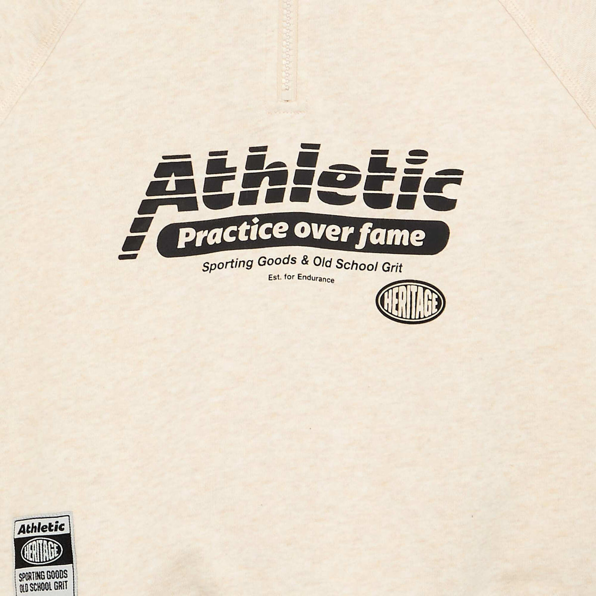 Sweat col camionneur BEIGE