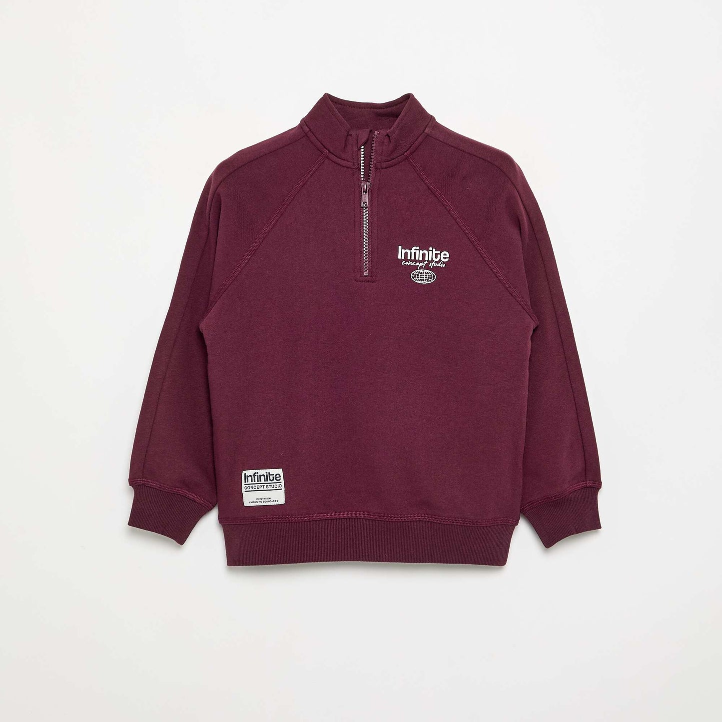 Sweat col camionneur ROUGE