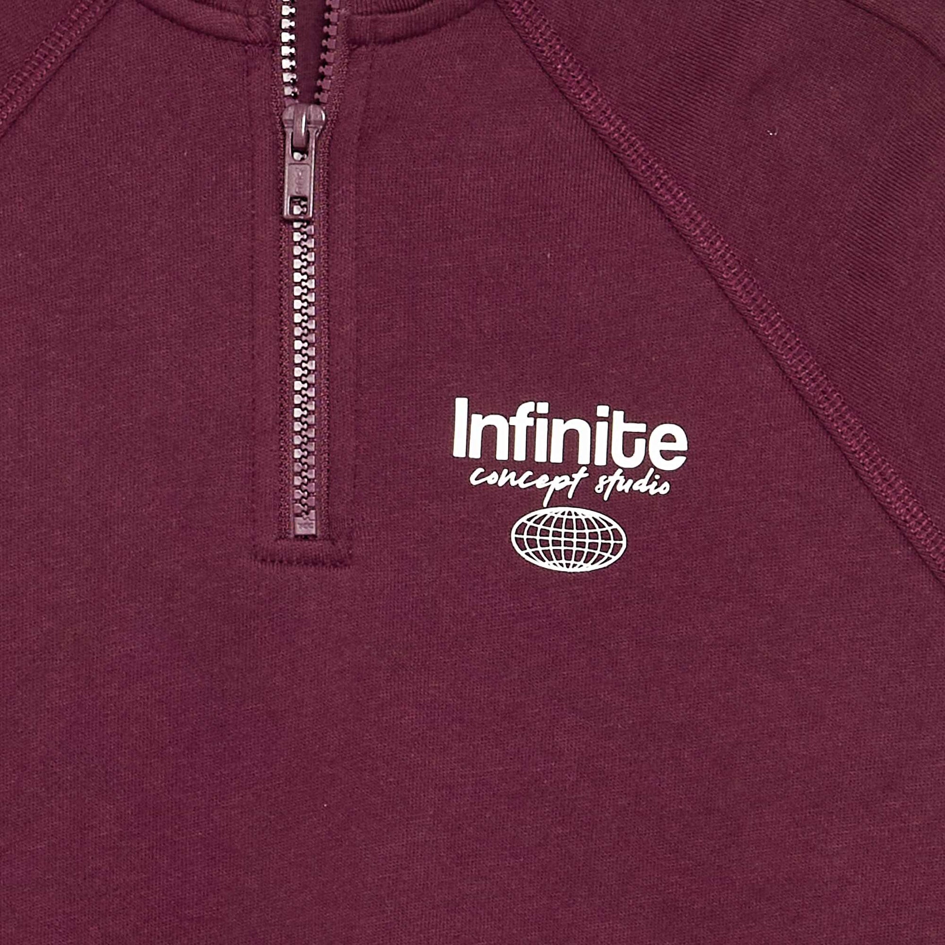 Sweat col camionneur ROUGE