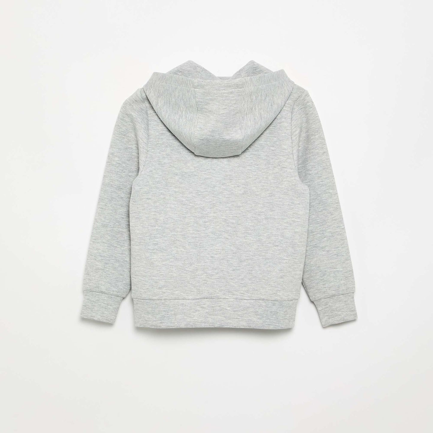 Sweat à capuche zippé avec 2 poches zippées GRIS
