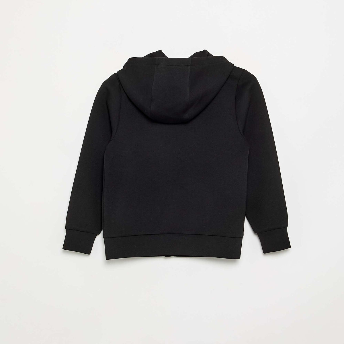 Sweat à capuche zippé avec 2 poches zippées NOIR