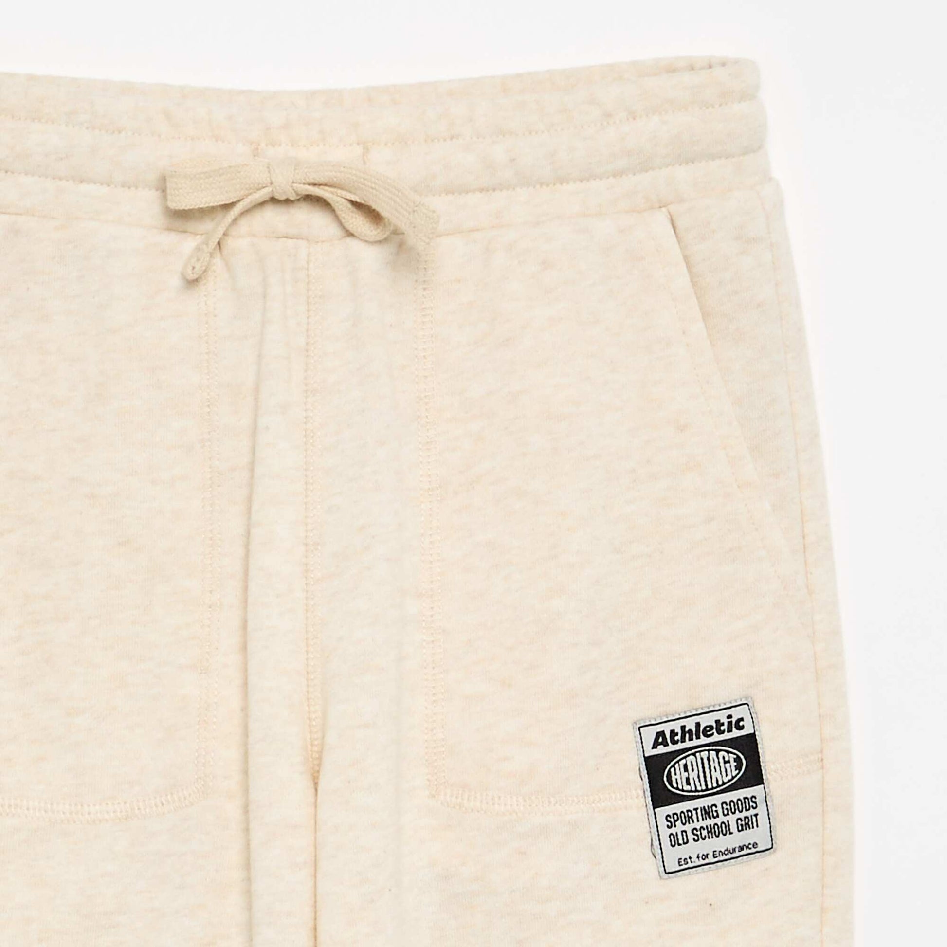 Jogging de sport en French Terry BEIGE