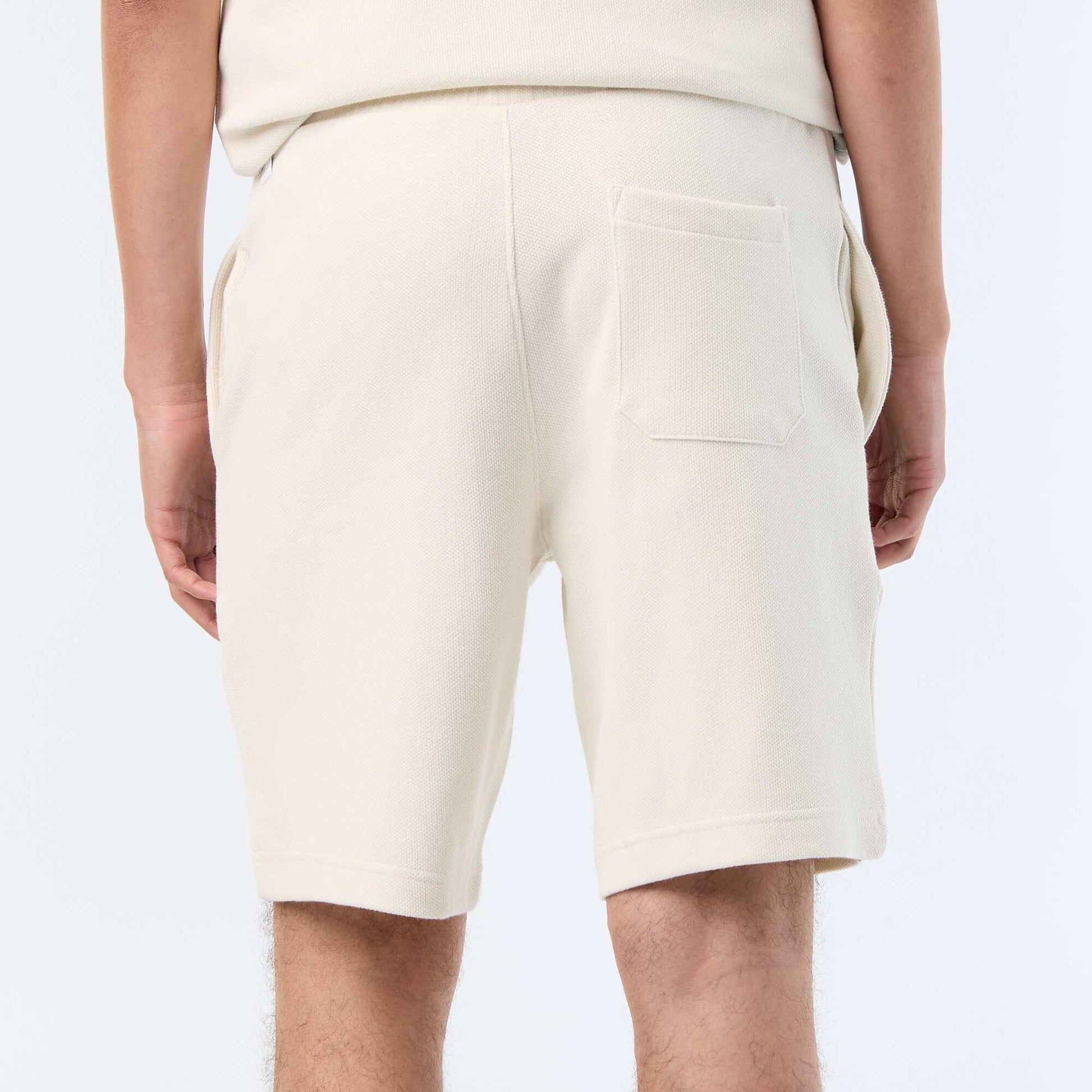 Bermuda en maille lourde BEIGE