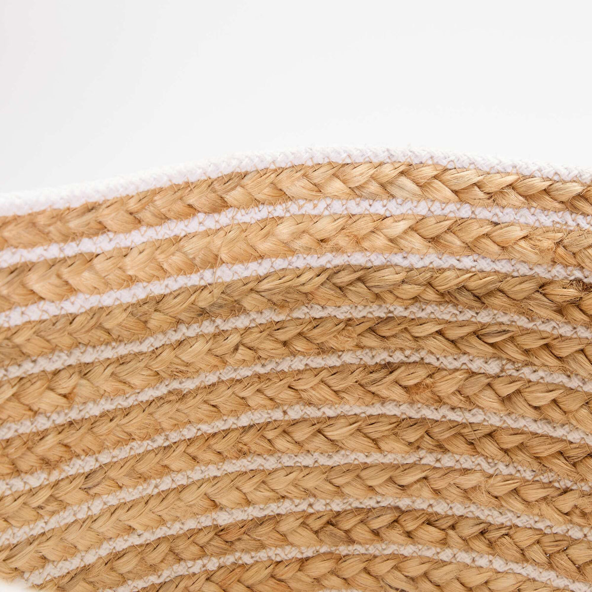 Panier à linge avec anses BLANC