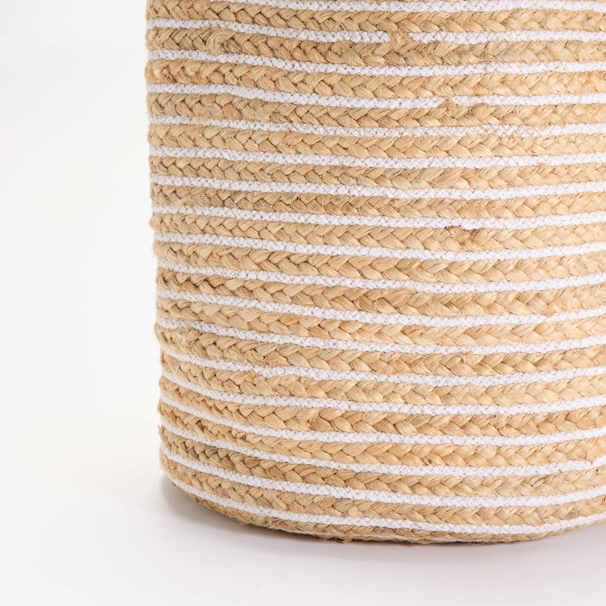 Panier à linge avec anses BLANC