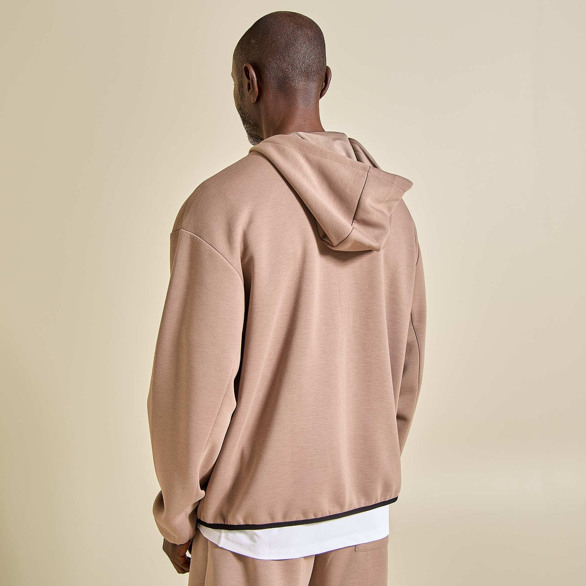 Sweat de sport zippé BEIGE