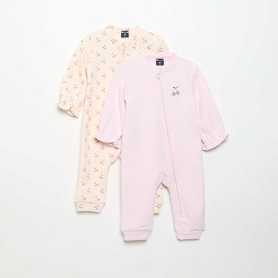 Lot de 2 dors bien en polaire ROSE
