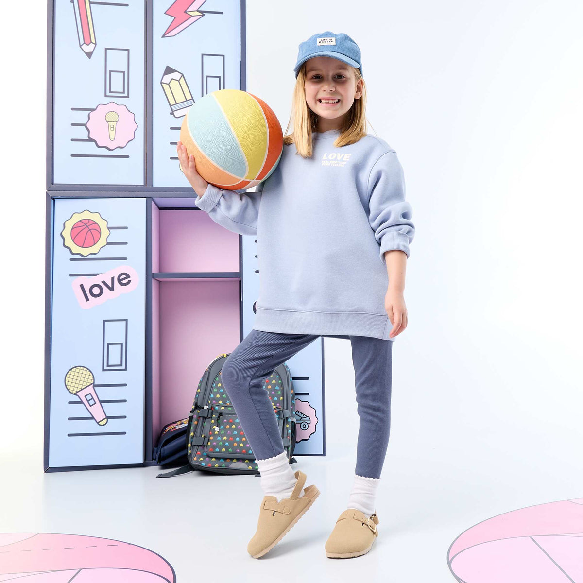 Ensemble sweat + legging - 2 pièces BLEU