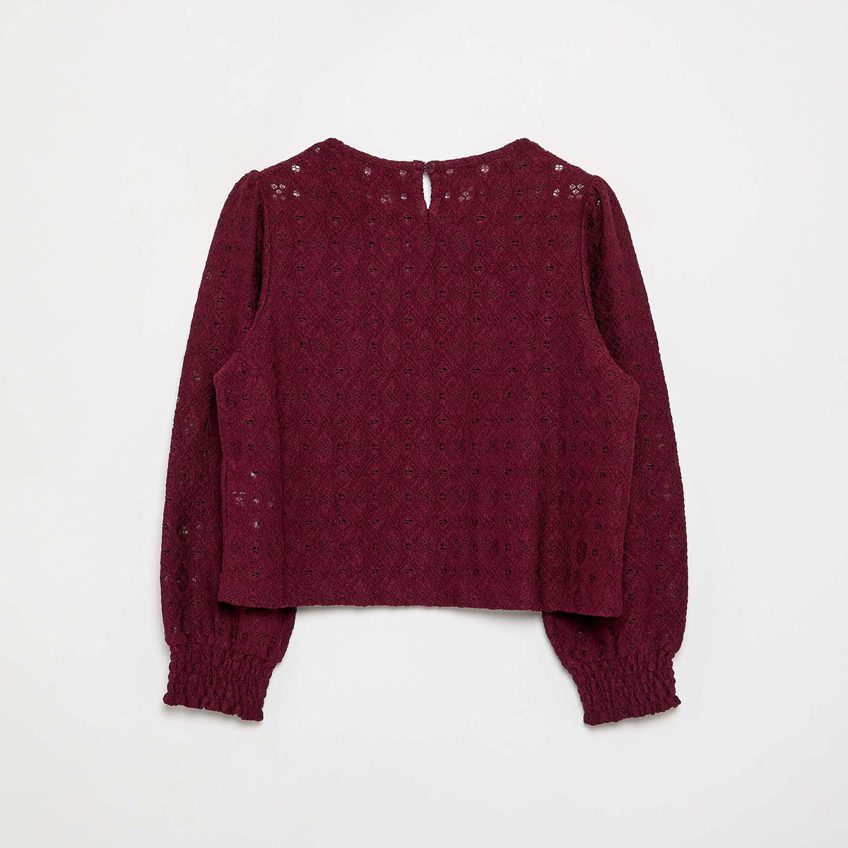 Pull en maille ajourée VIOLET