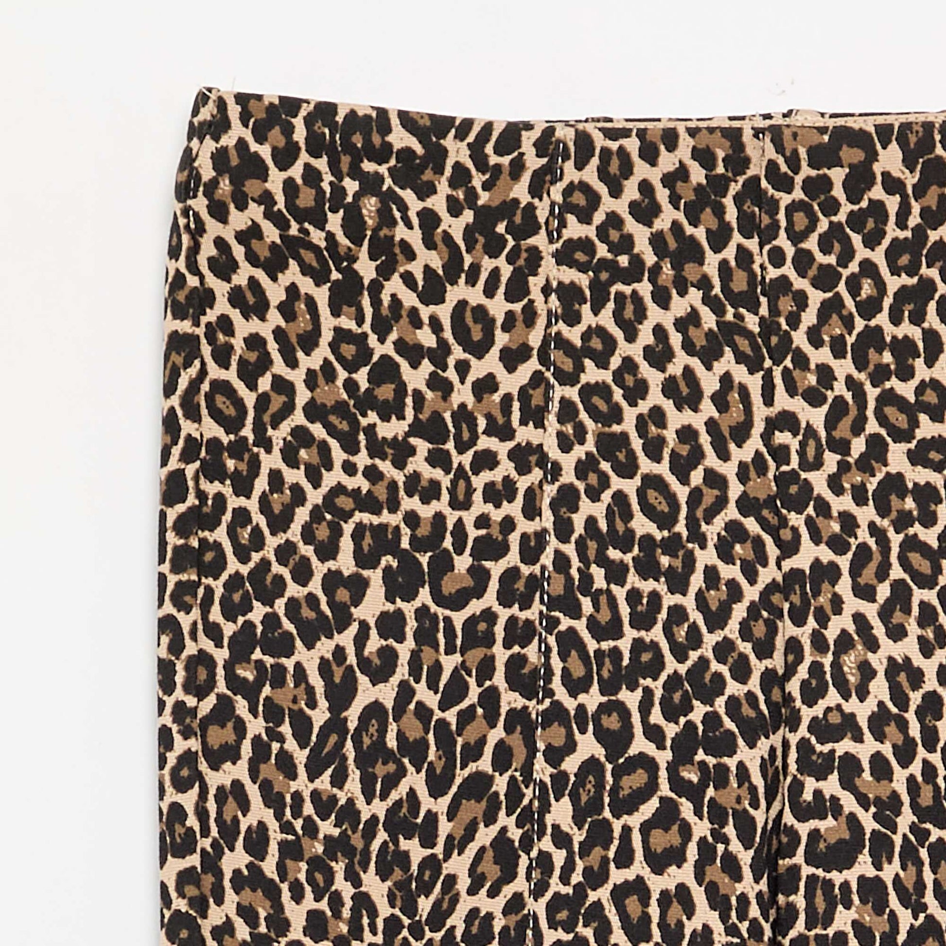 Pantalon forme flare BEIGE