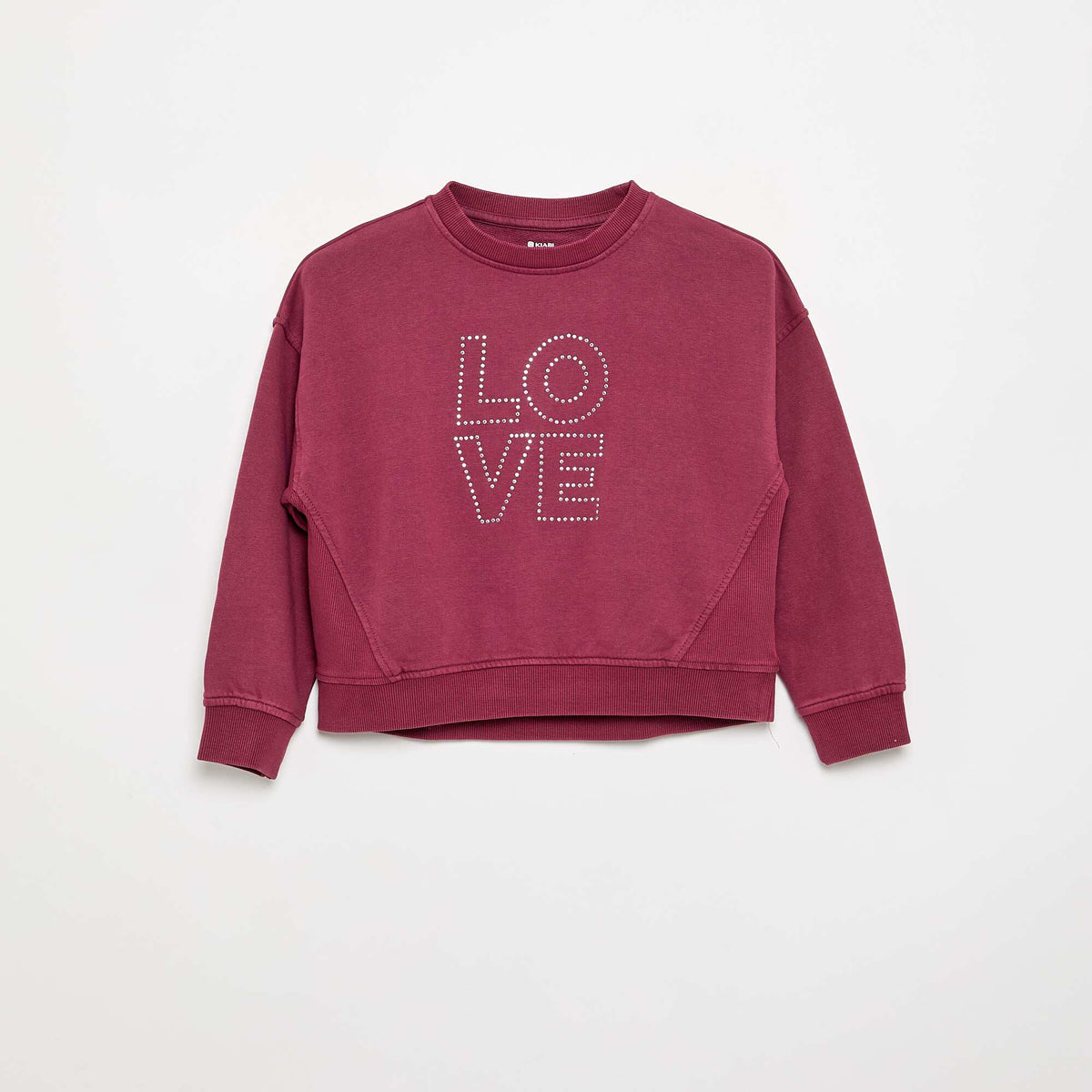 Sweat avec strass VIOLET