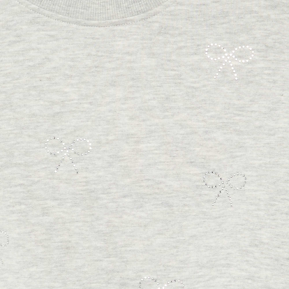 Sweat avec strass GRIS