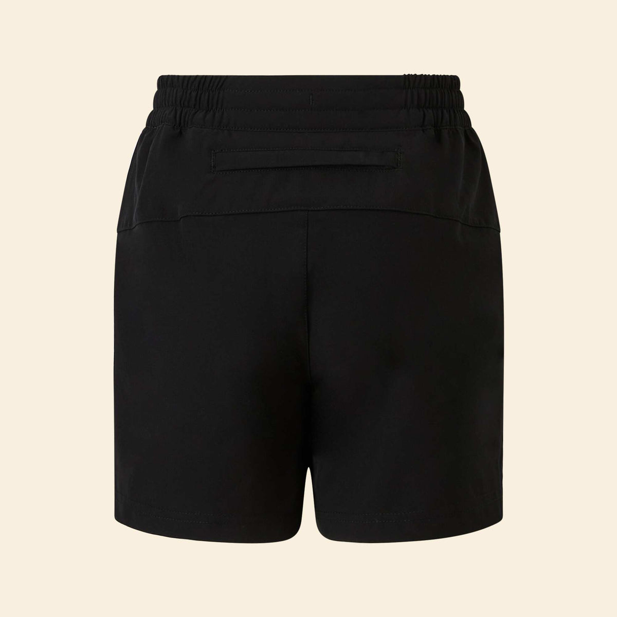 Short de sport avec poche zippée au dos NOIR