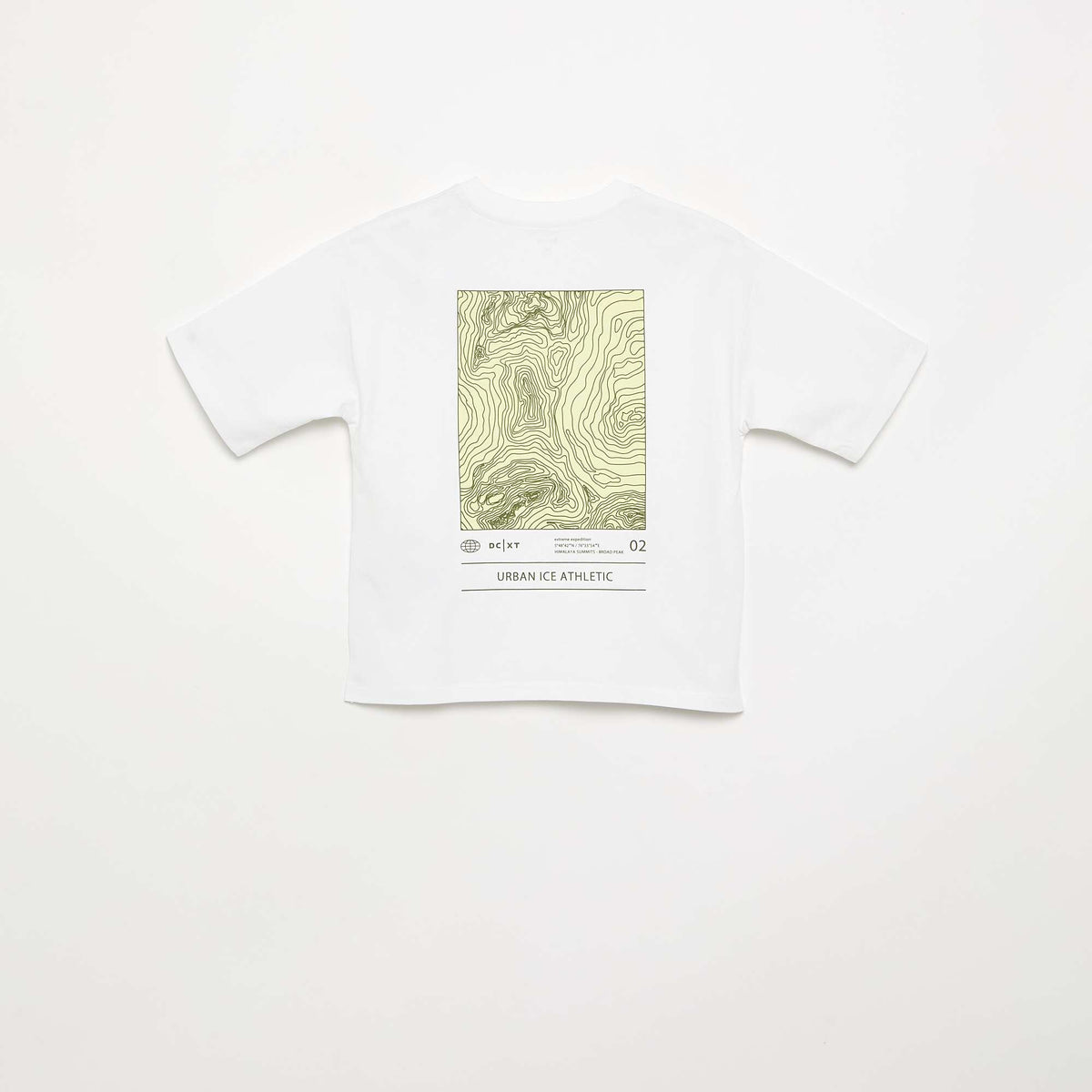 T-shirt imprimé à manches courtes BLANC