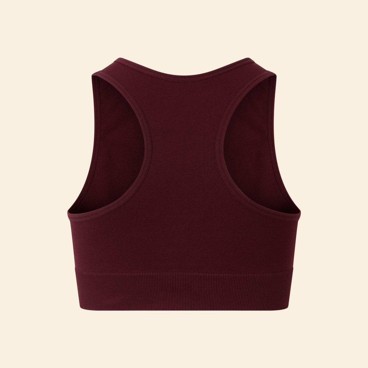 Brassière de sport sans couture ROUGE