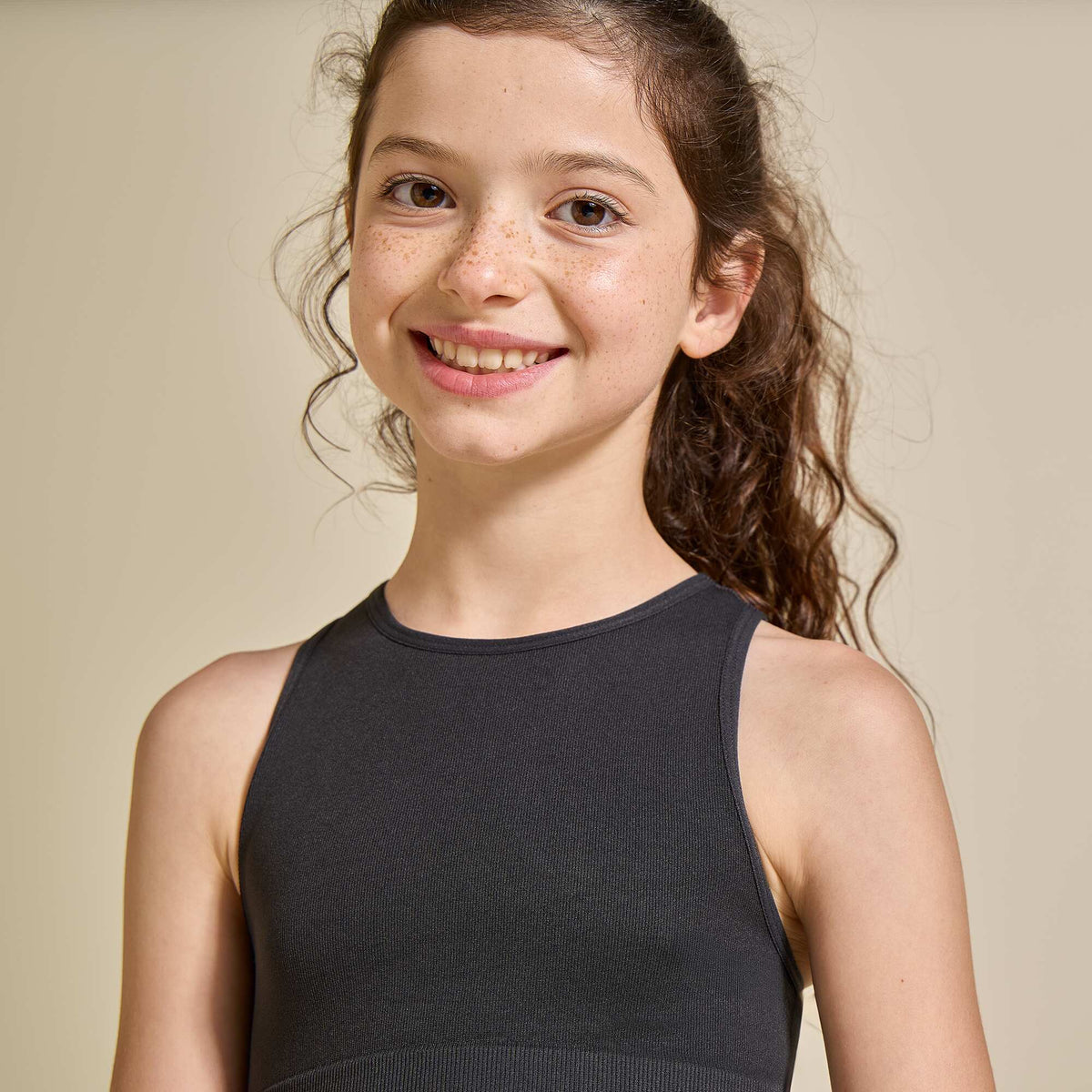 Brassière de sport sans couture NOIR