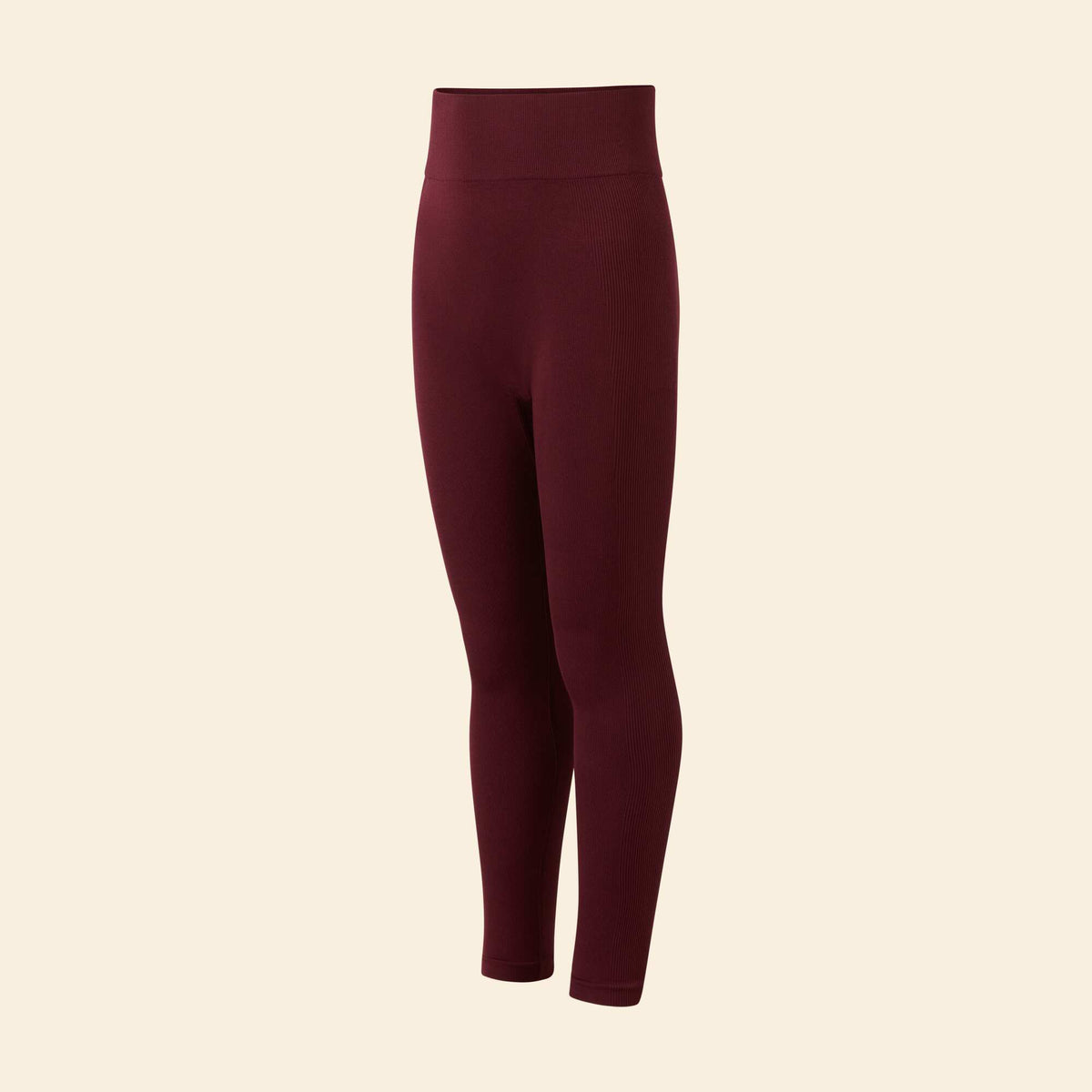 Legging de sport en rib ROUGE