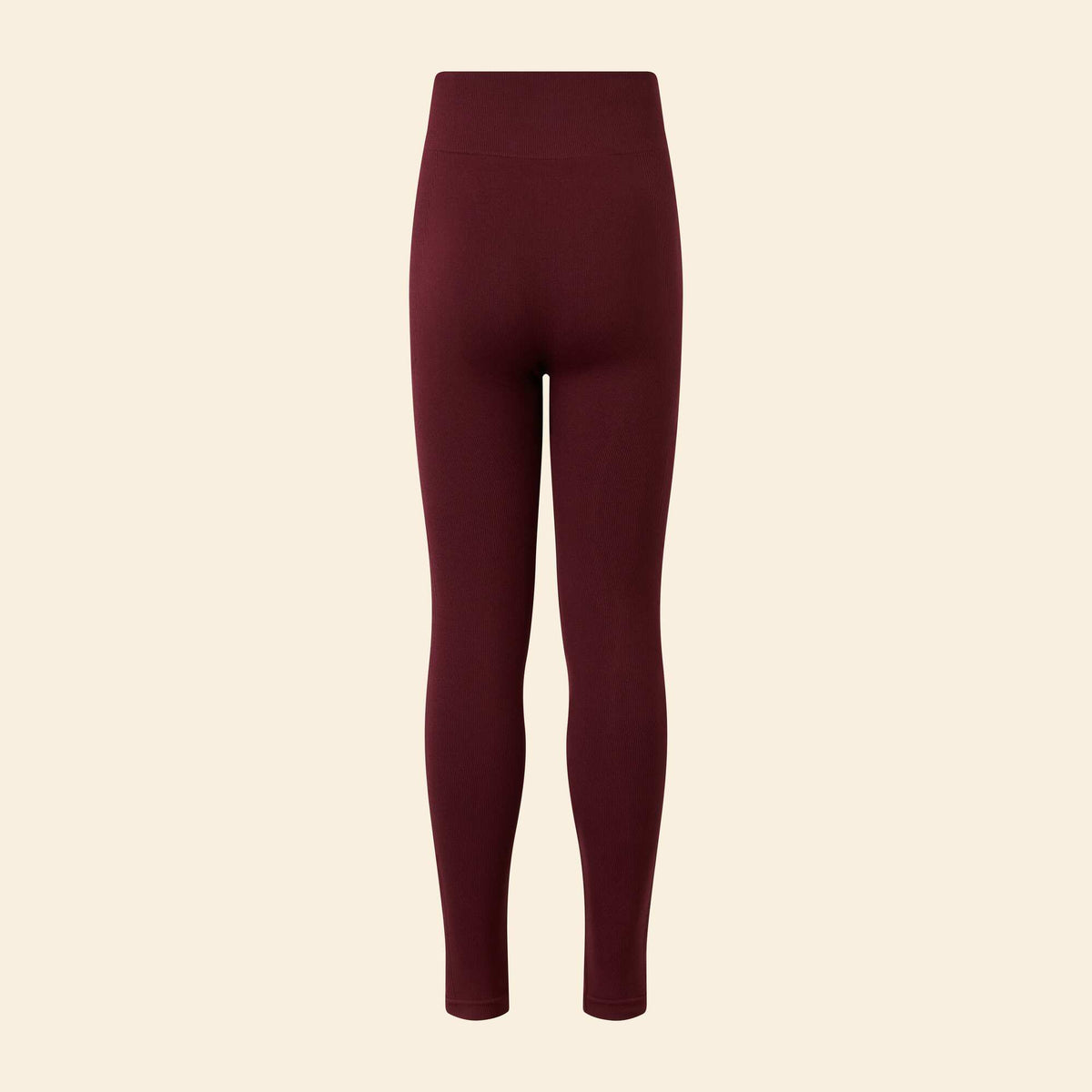 Legging de sport en rib ROUGE
