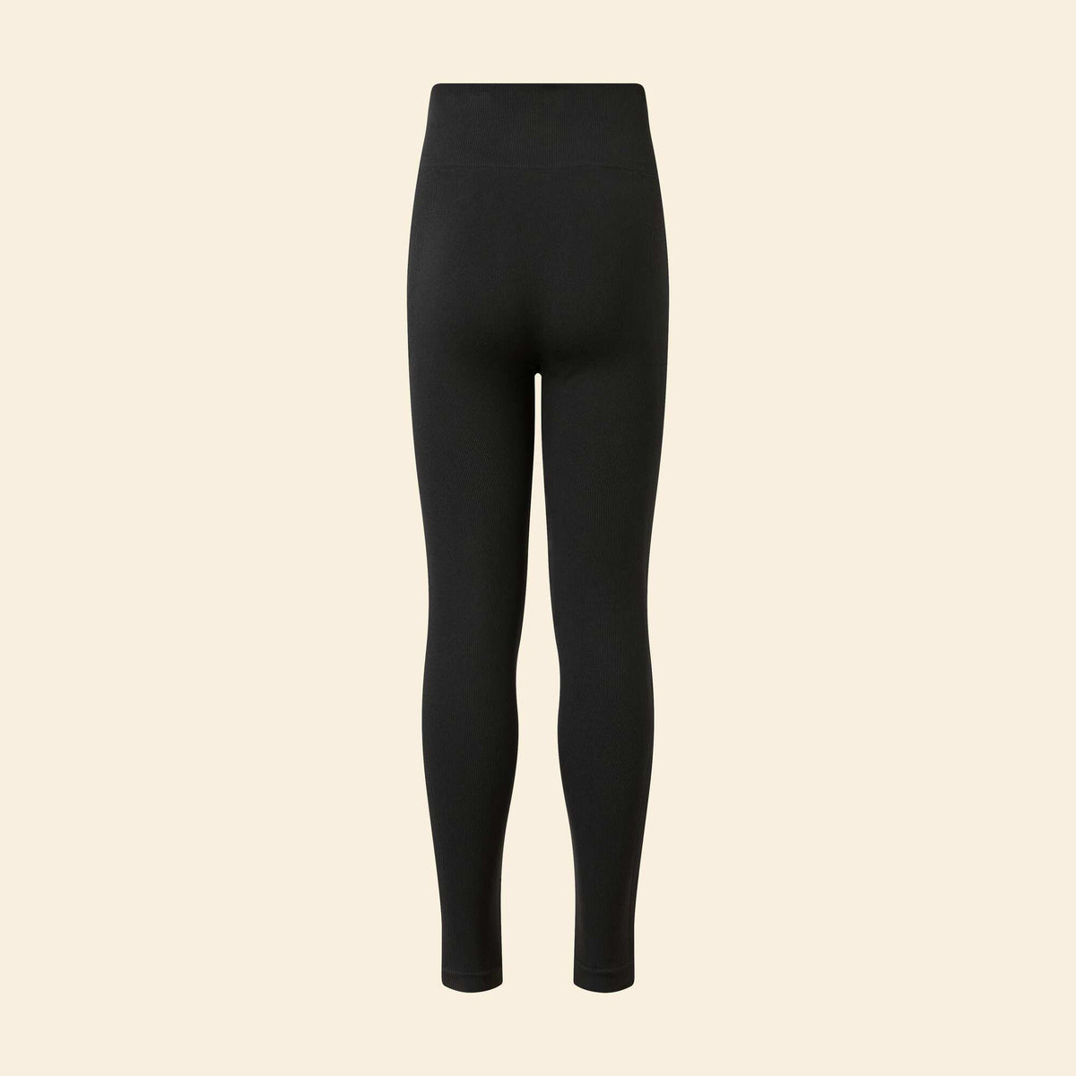 Legging de sport en rib NOIR