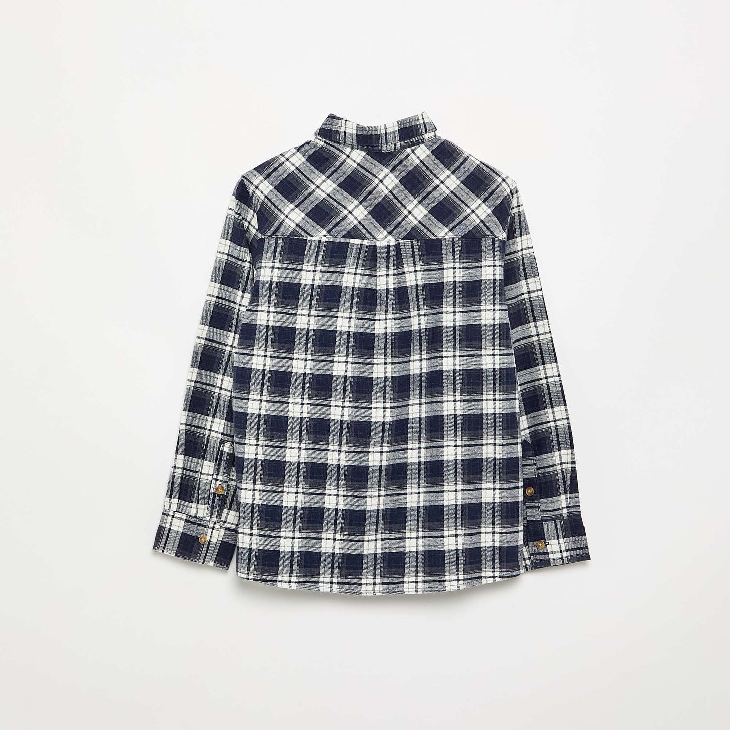 Chemise à carreaux en flanelle BLEU