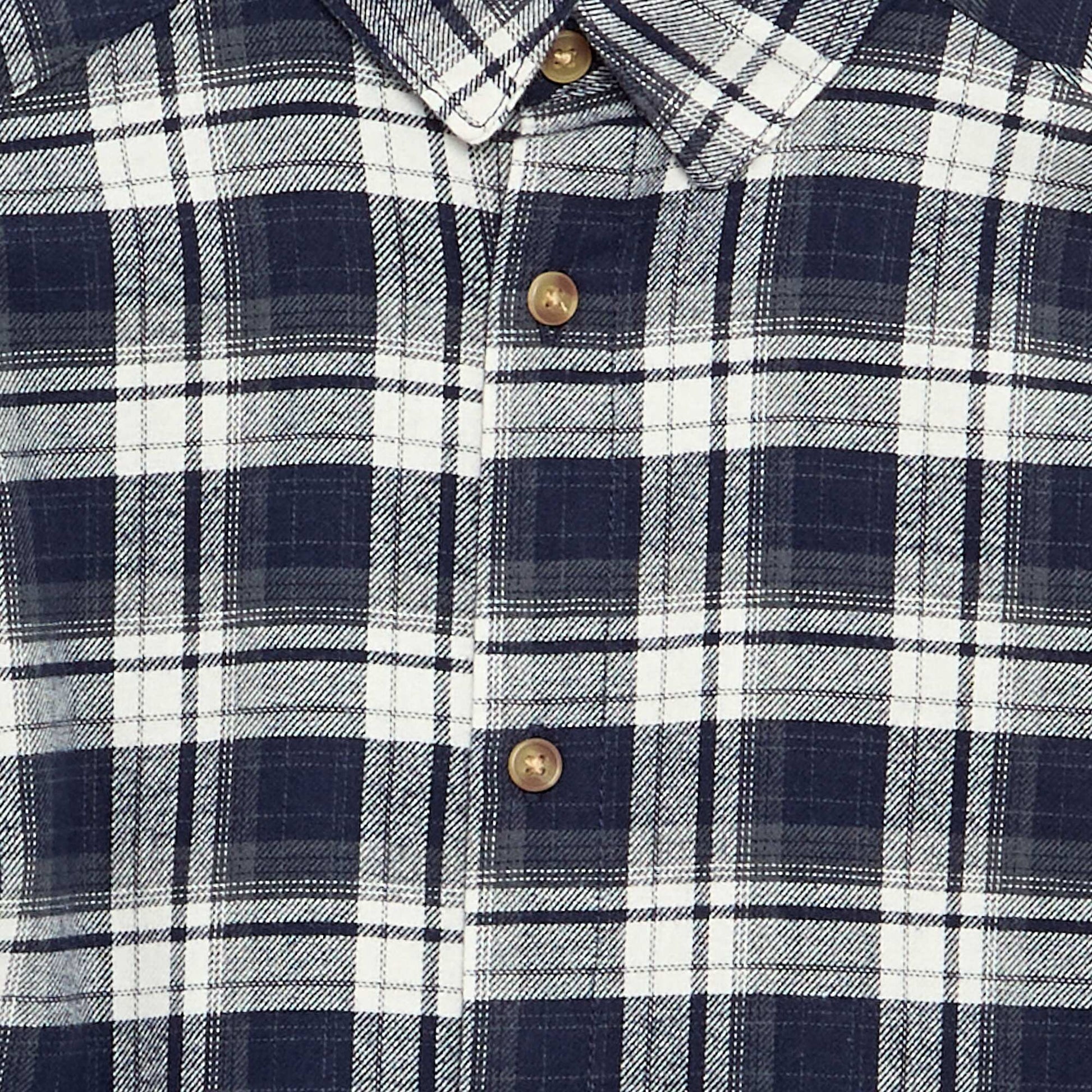 Chemise à carreaux en flanelle BLEU
