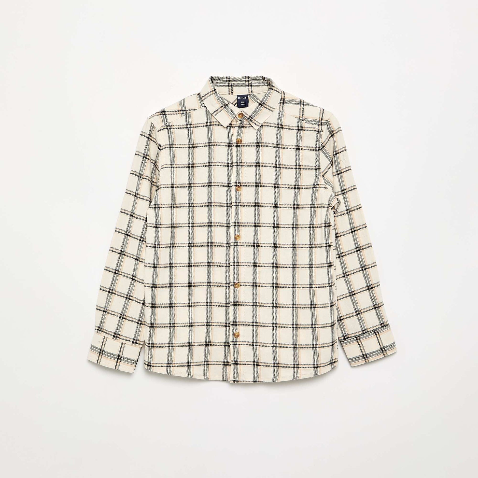 Chemise à carreaux en flanelle GRIS