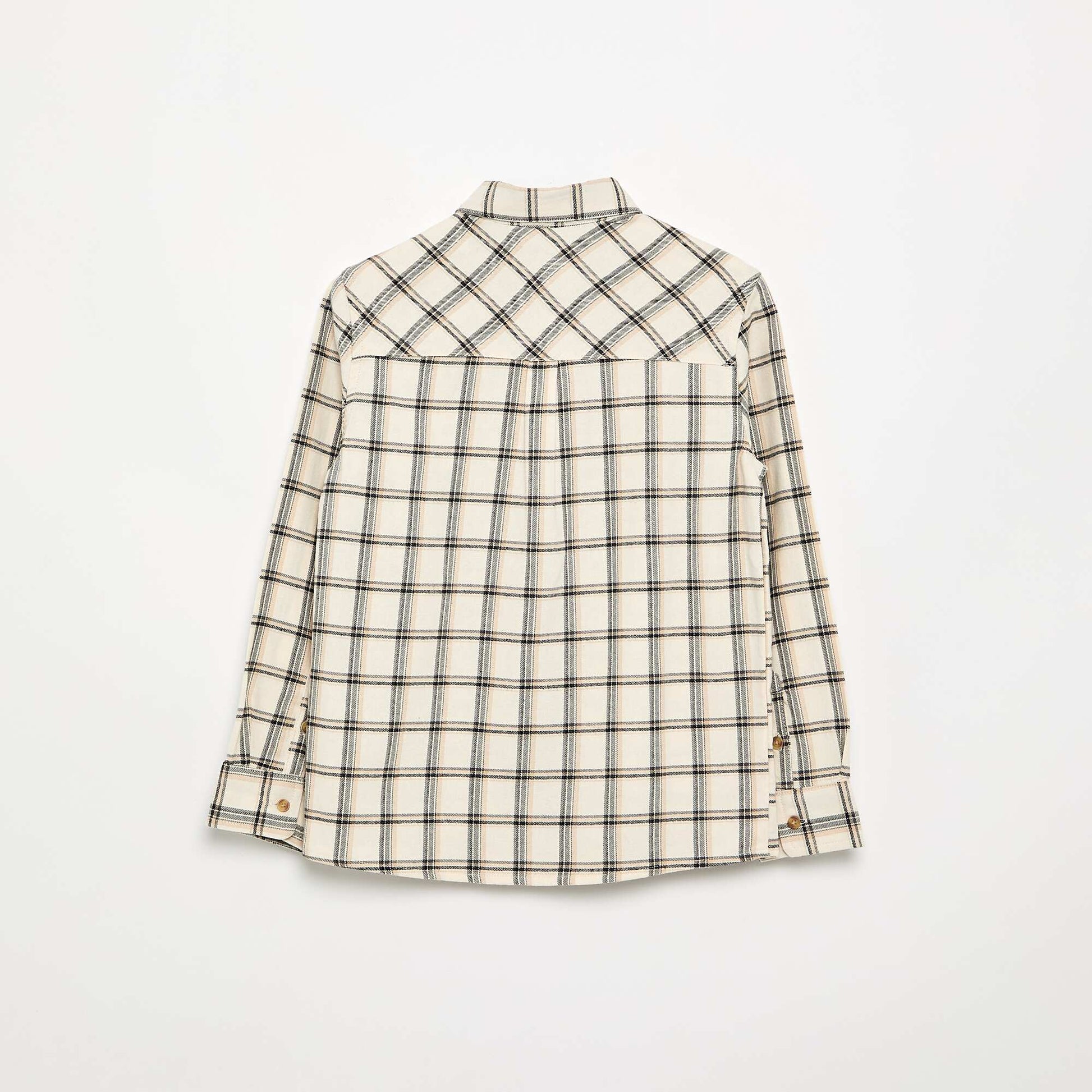 Chemise à carreaux en flanelle GRIS