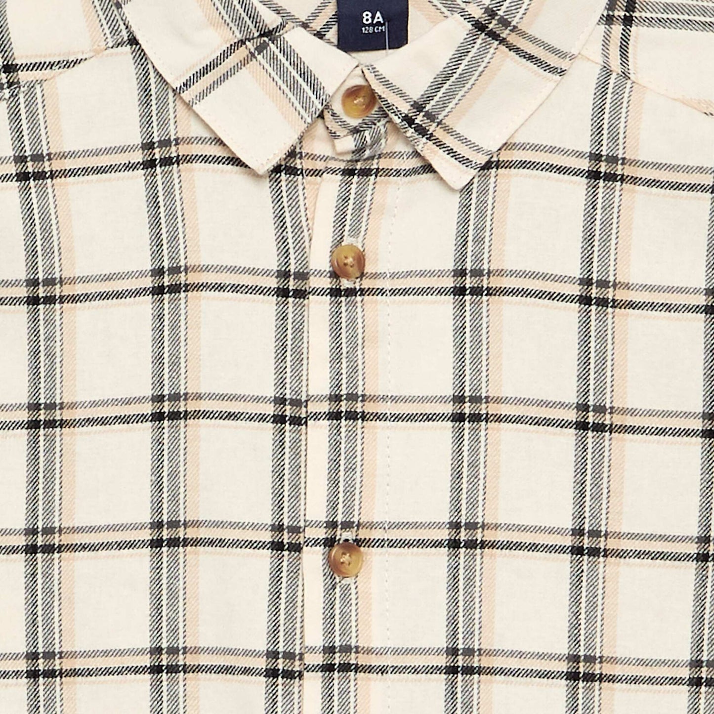 Chemise à carreaux en flanelle GRIS