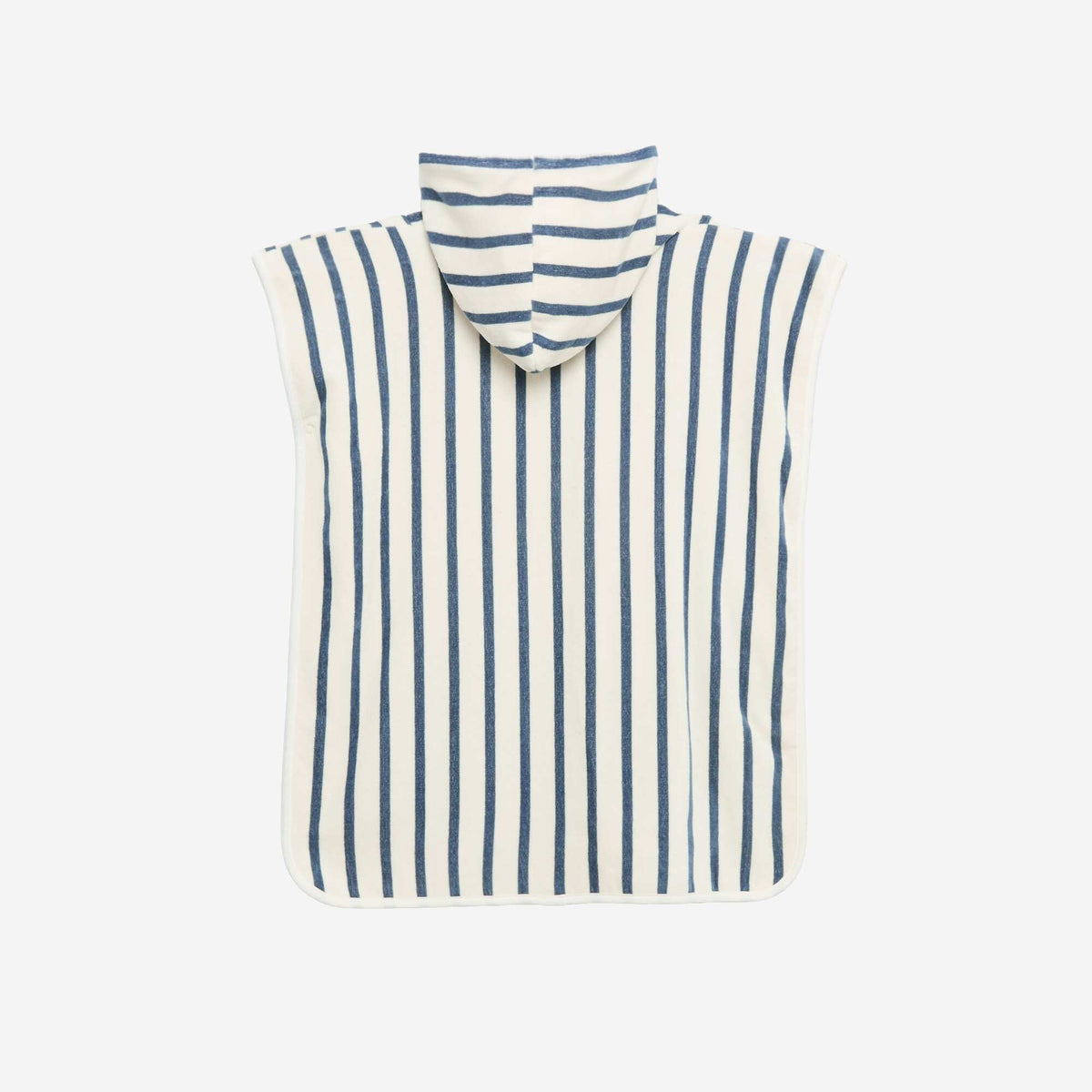 Cape de bain en coton BLEU