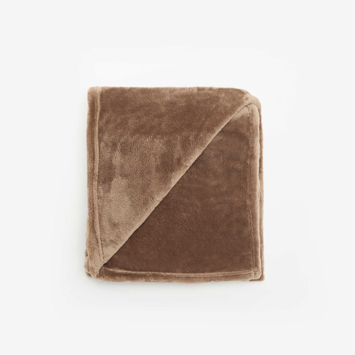 Plaid en polaire MARRON