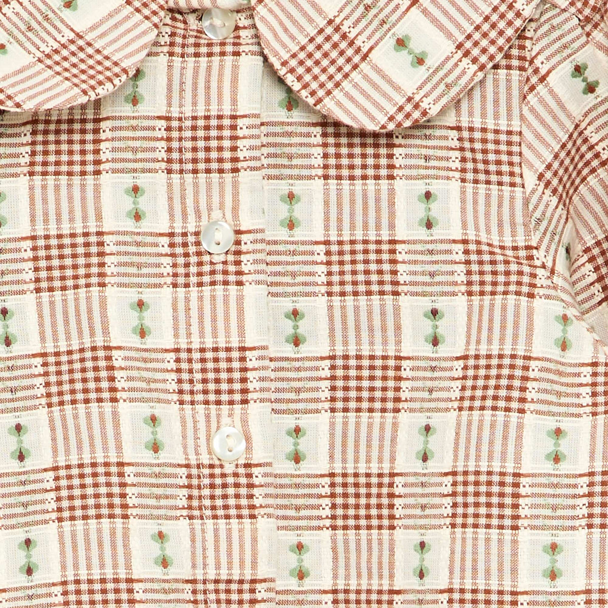 Chemisier à motif BEIGE
