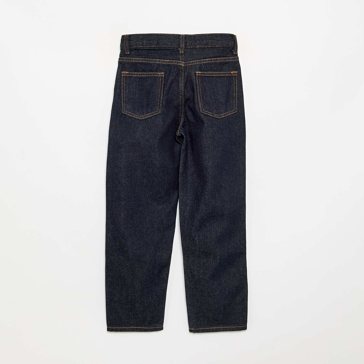 Pantalon droit en denim BLEU